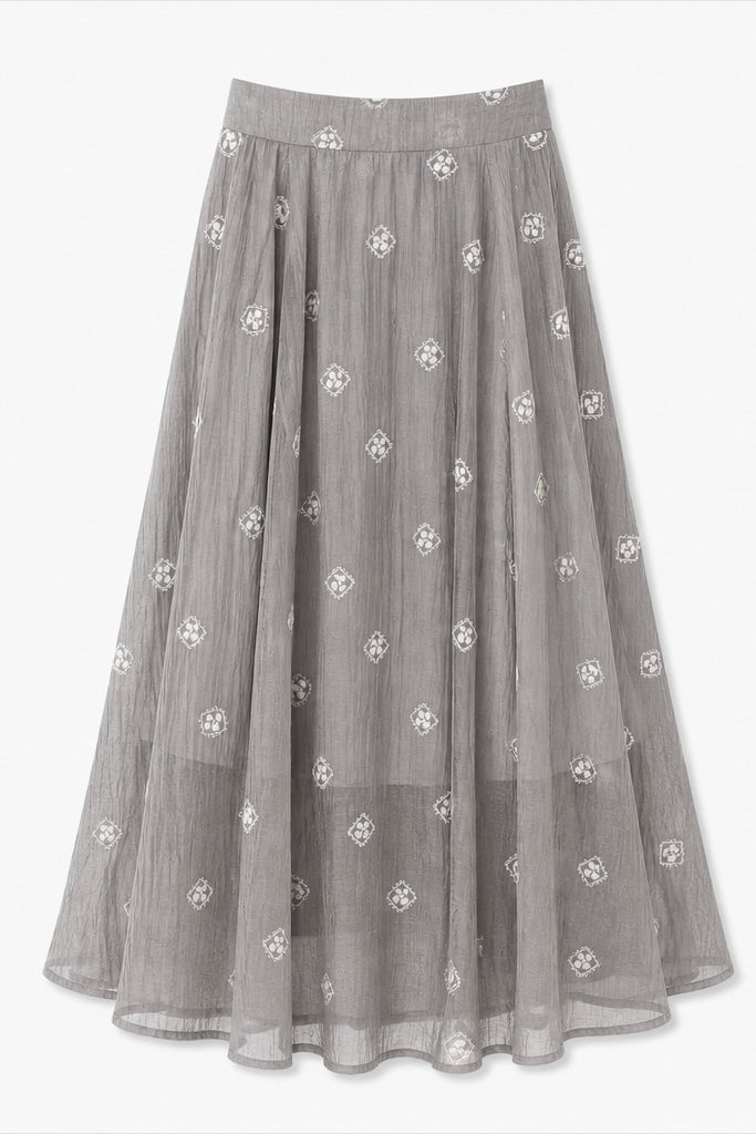 Lorenza Grey Skirt
