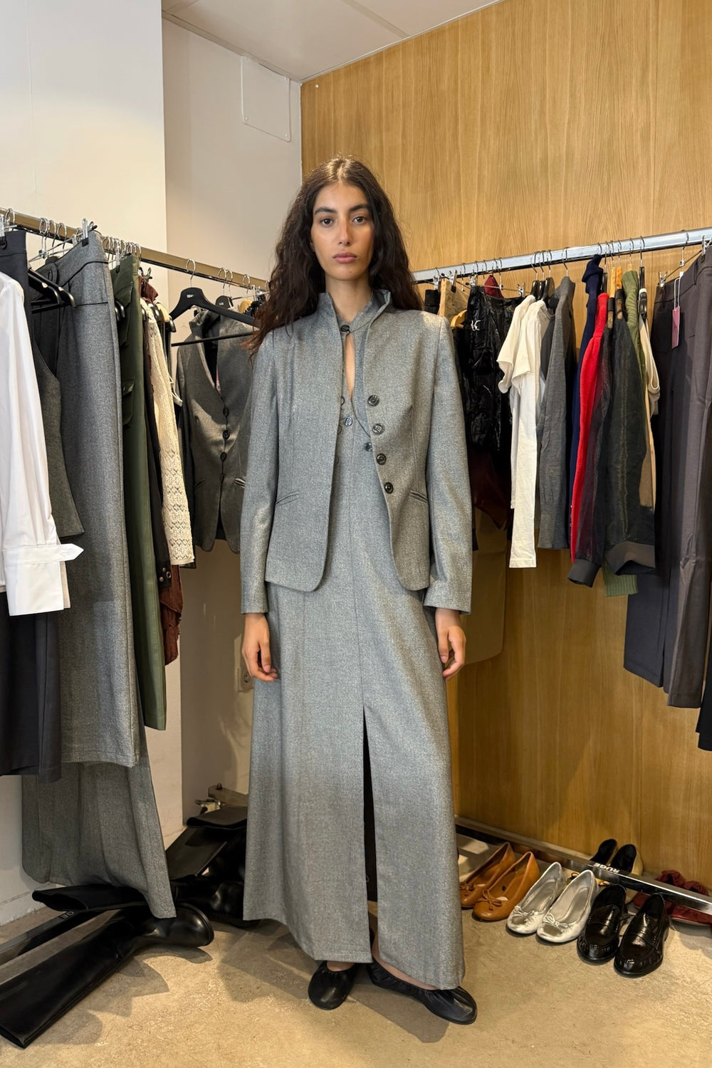 Chloe Gray Dress