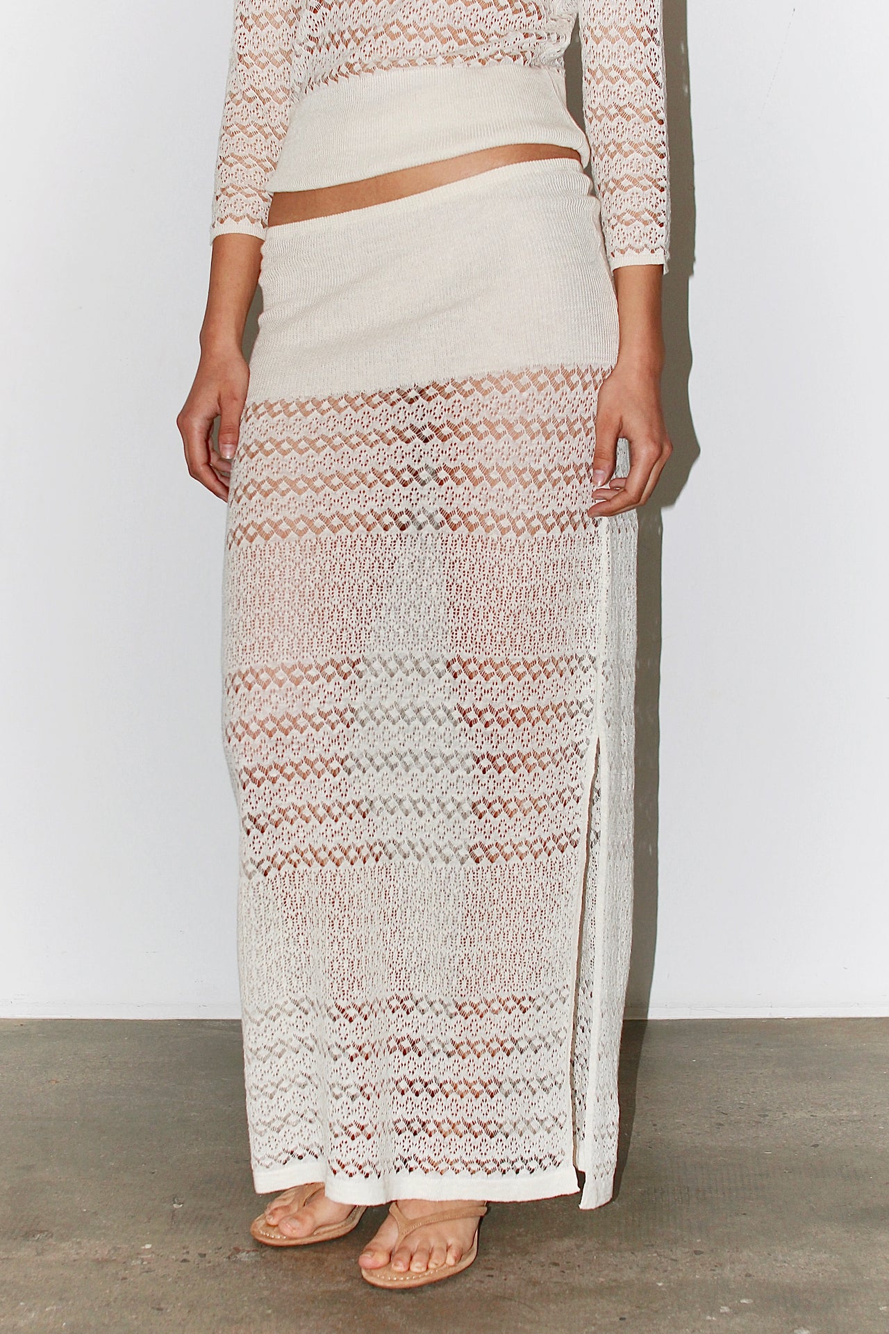 Yasemin Skirt - White