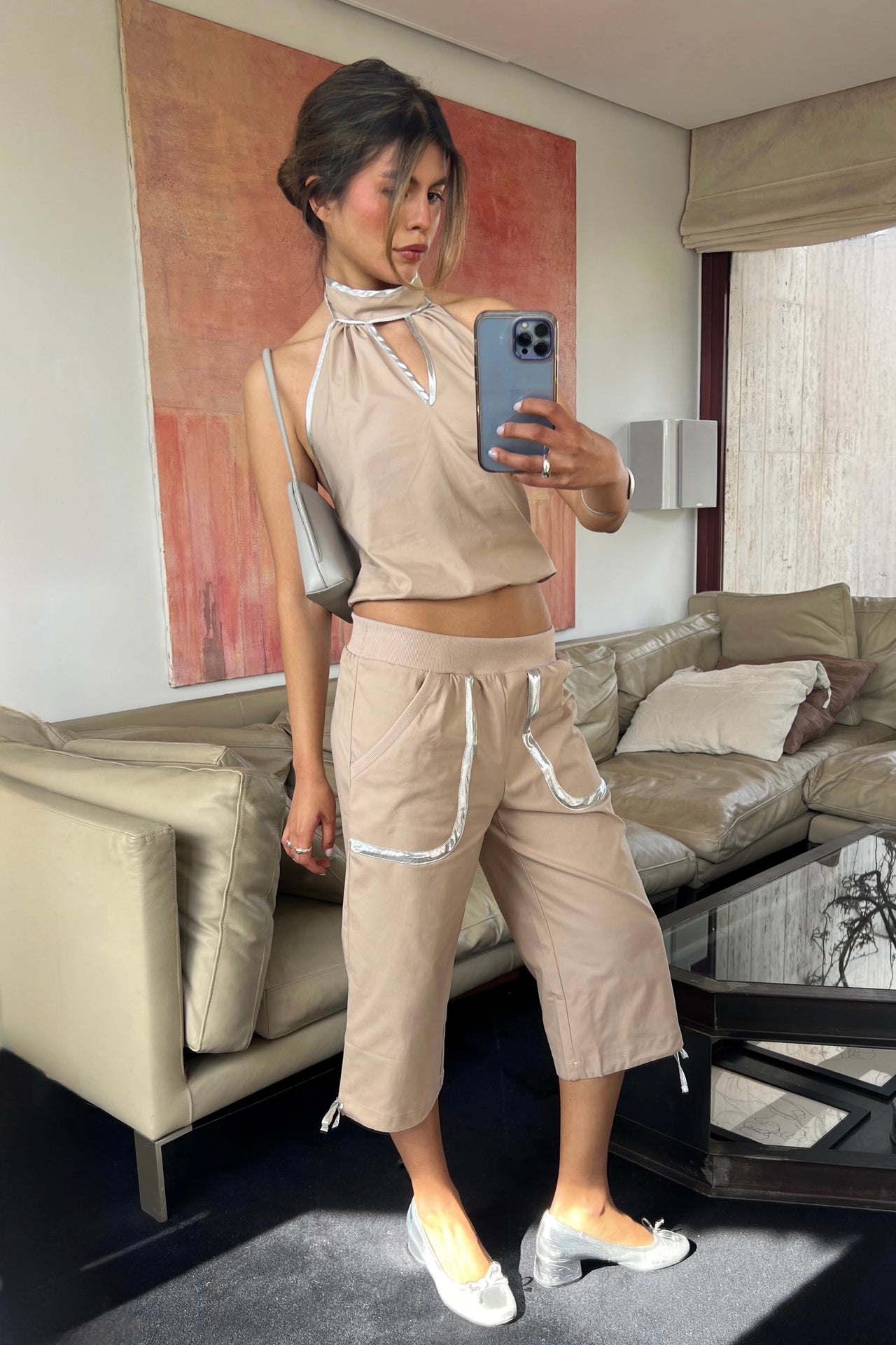 Lourdes Beige Pants