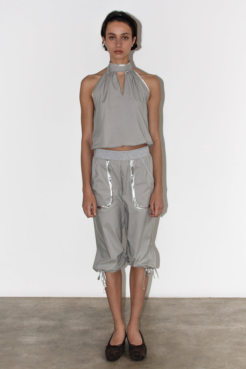 Lourdes Silver Pants