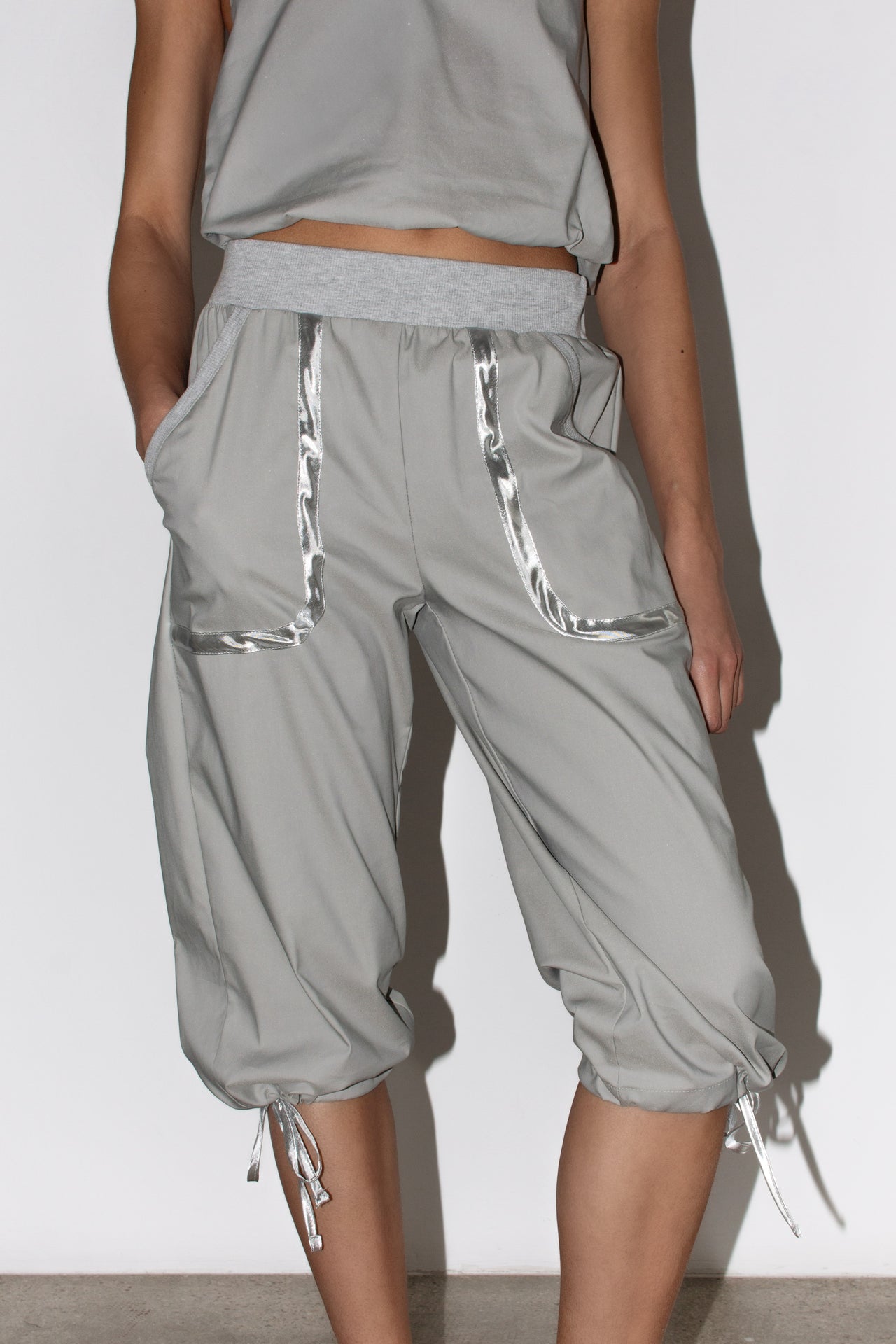 Lourdes Silver Pants