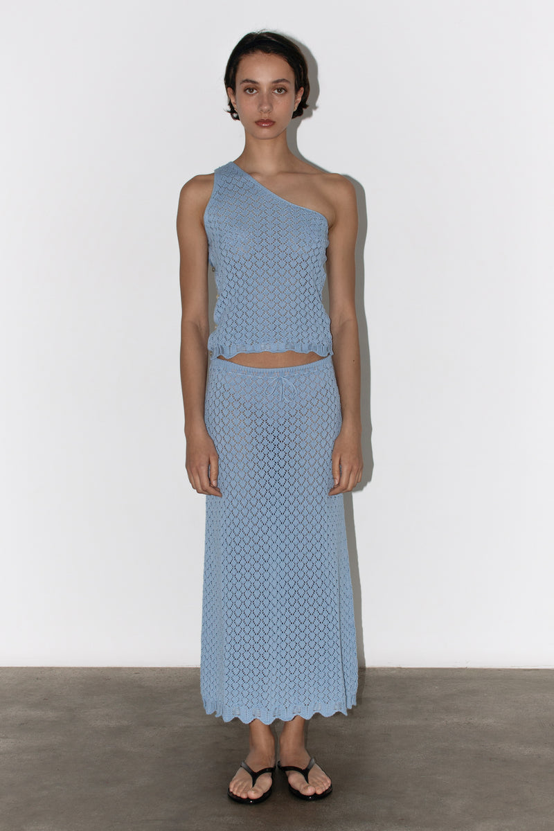 Sara Blue Skirt